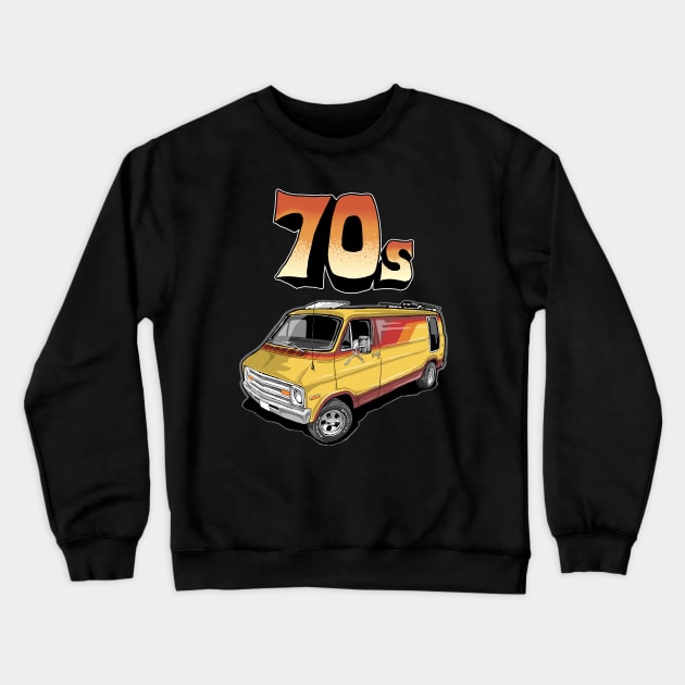 VAN 70S Crewneck Sweatshirt by AMOS_STUDIO